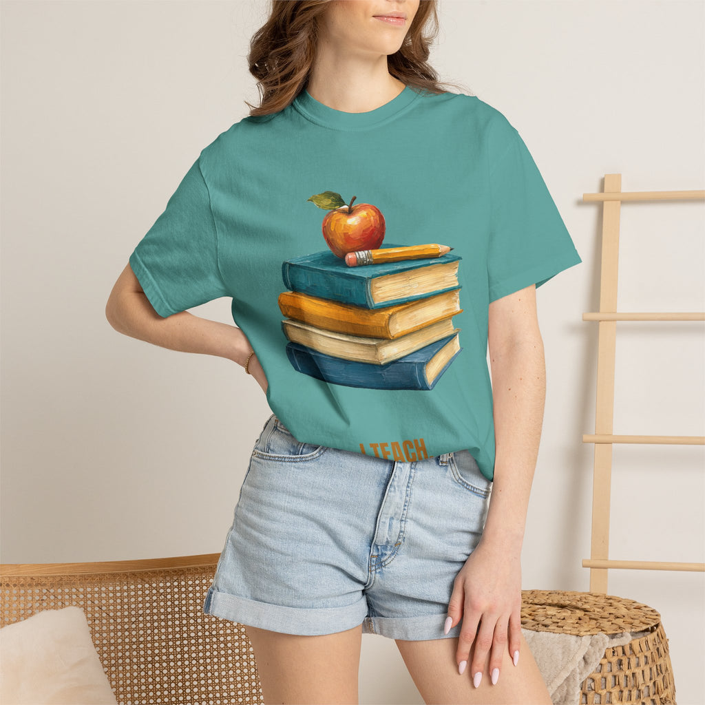 Teacher Shirt, I Teach What's Your Superpower Tee, Teacher Appreciation Gift, Painterly Back to School Sweatshirt