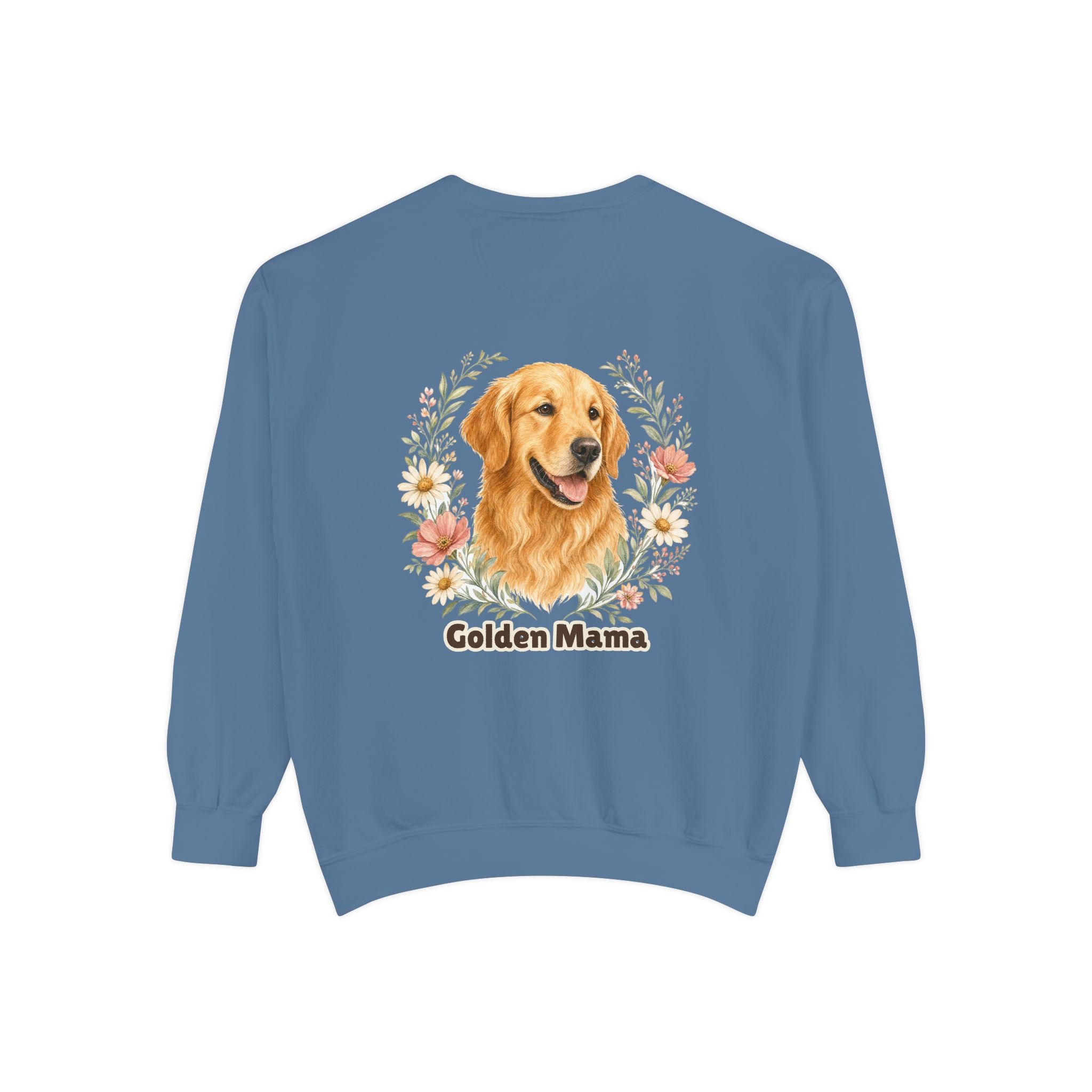 Golden Retriever Mom Shirt, Golden Mama Tee, Dog Mom Gift, Wildflower Dog Lover Sweatshirt, Cute Dog Owner Gift
