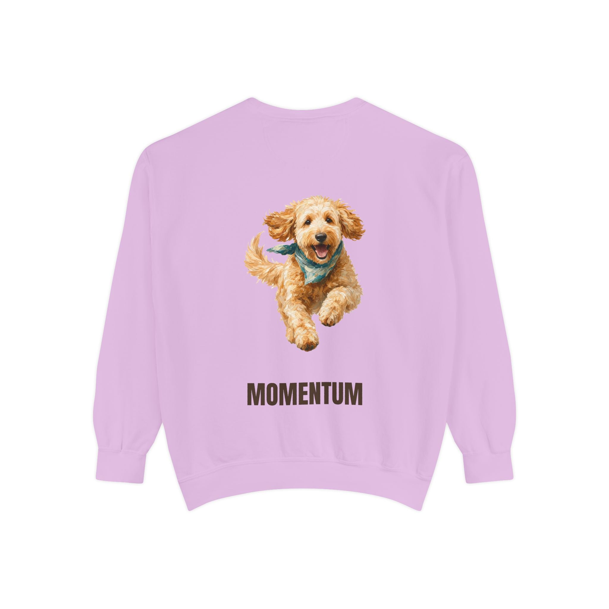 Momentum Goldendoodle Shirt, Running Doodle Dog Tee, Funny Doodle Dog Mom Gift, Painterly Dog Lover Sweatshirt