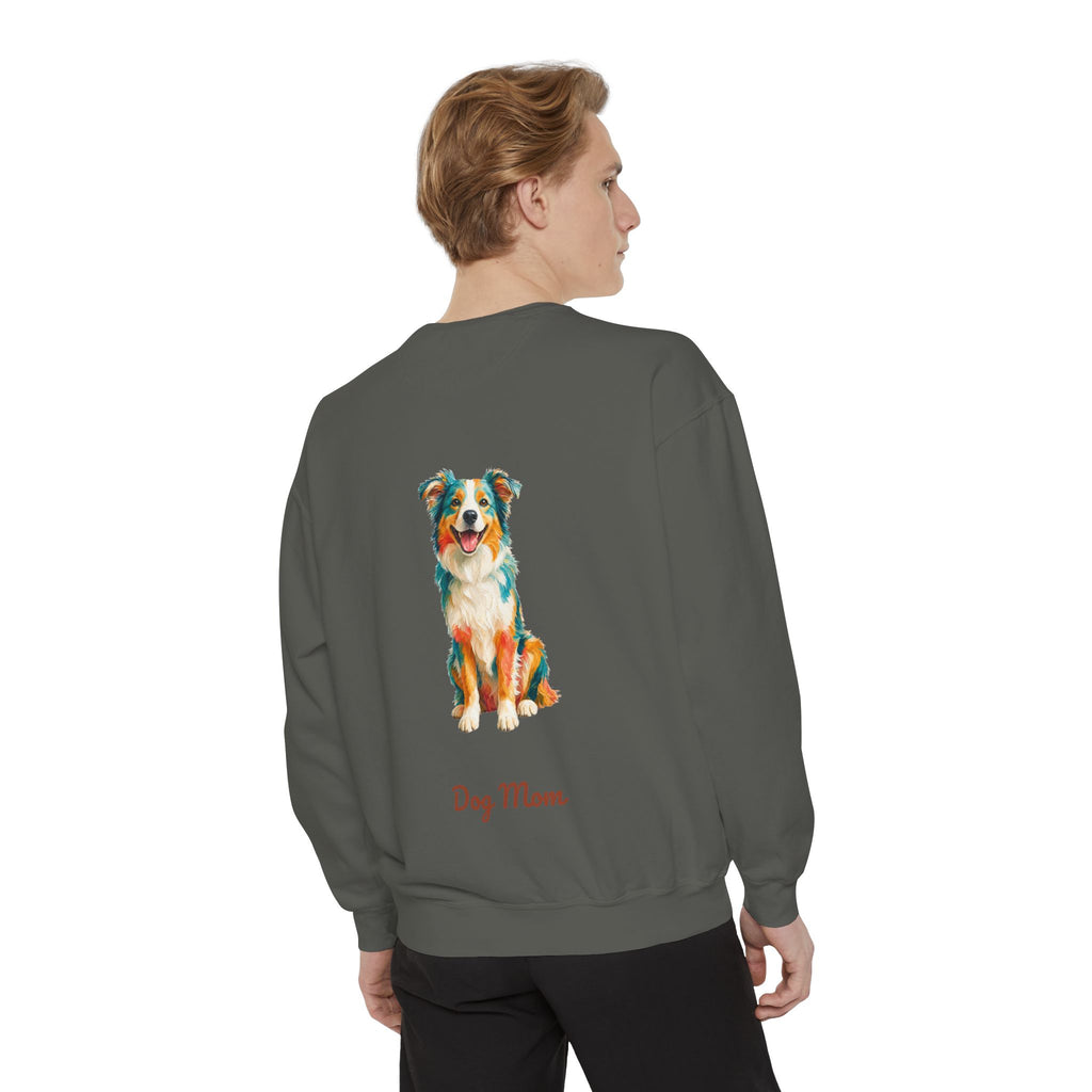 Dog Mom Shirt, Vibrant Painterly Dog Tee, Bold Dog Lover Gift, Colorful Dog Owner Sweatshirt