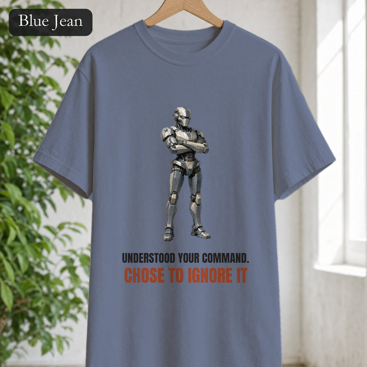 Understood Your Command Chose to Ignore It Shirt, Funny AI Robot Tee, Sarcastic Tech Programmer Gift, Sci-Fi Sweatshirt