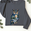 Dreamy Moonlit Owl Forest sweatshirt | Owl Moon Crewneck