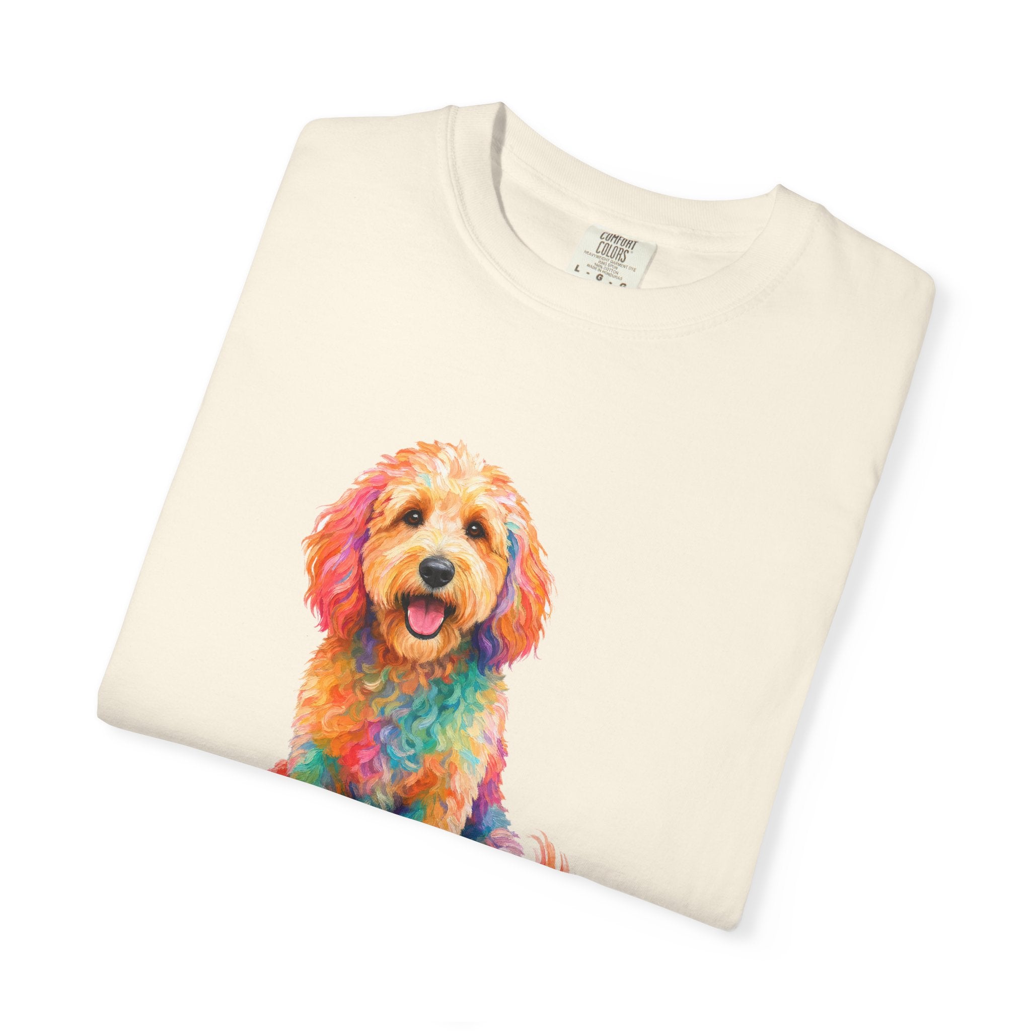 Goldendoodle Shirt, My Emotional Support Human Is Offline Tee, Funny Doodle Dog Mom Gift, Painterly Dog Lover Sweatshirt
