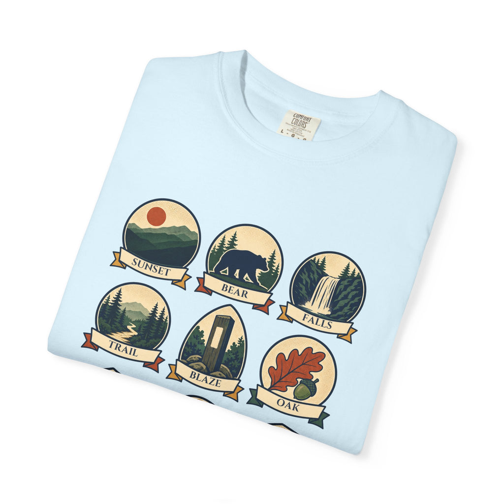 Appalachian Trail Shirt, Hiking Badge Tee, AT Thru Hiker Gift, Retro Adventure Nature Sweatshirt