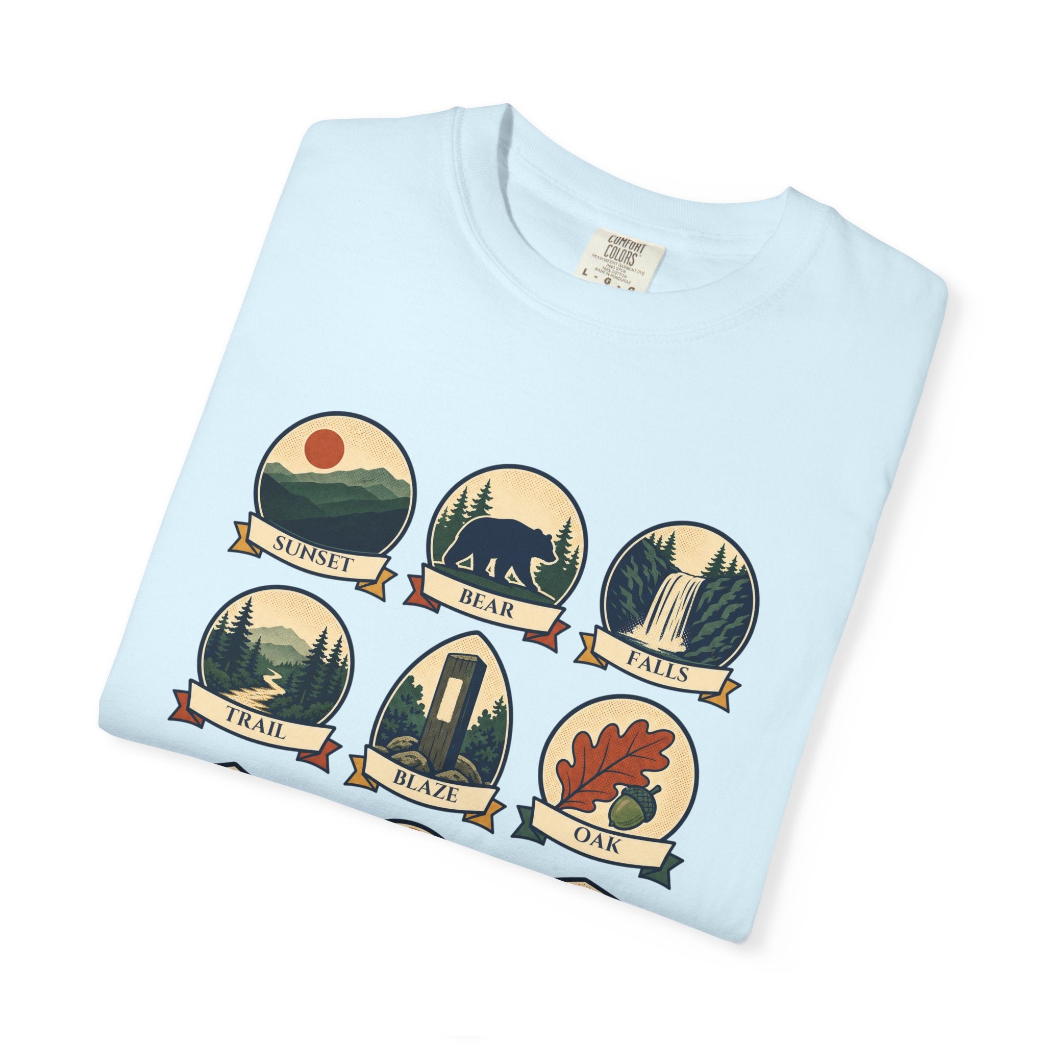 Appalachian Trail Shirt, Hiking Badge Tee, AT Thru Hiker Gift, Retro Adventure Nature Sweatshirt