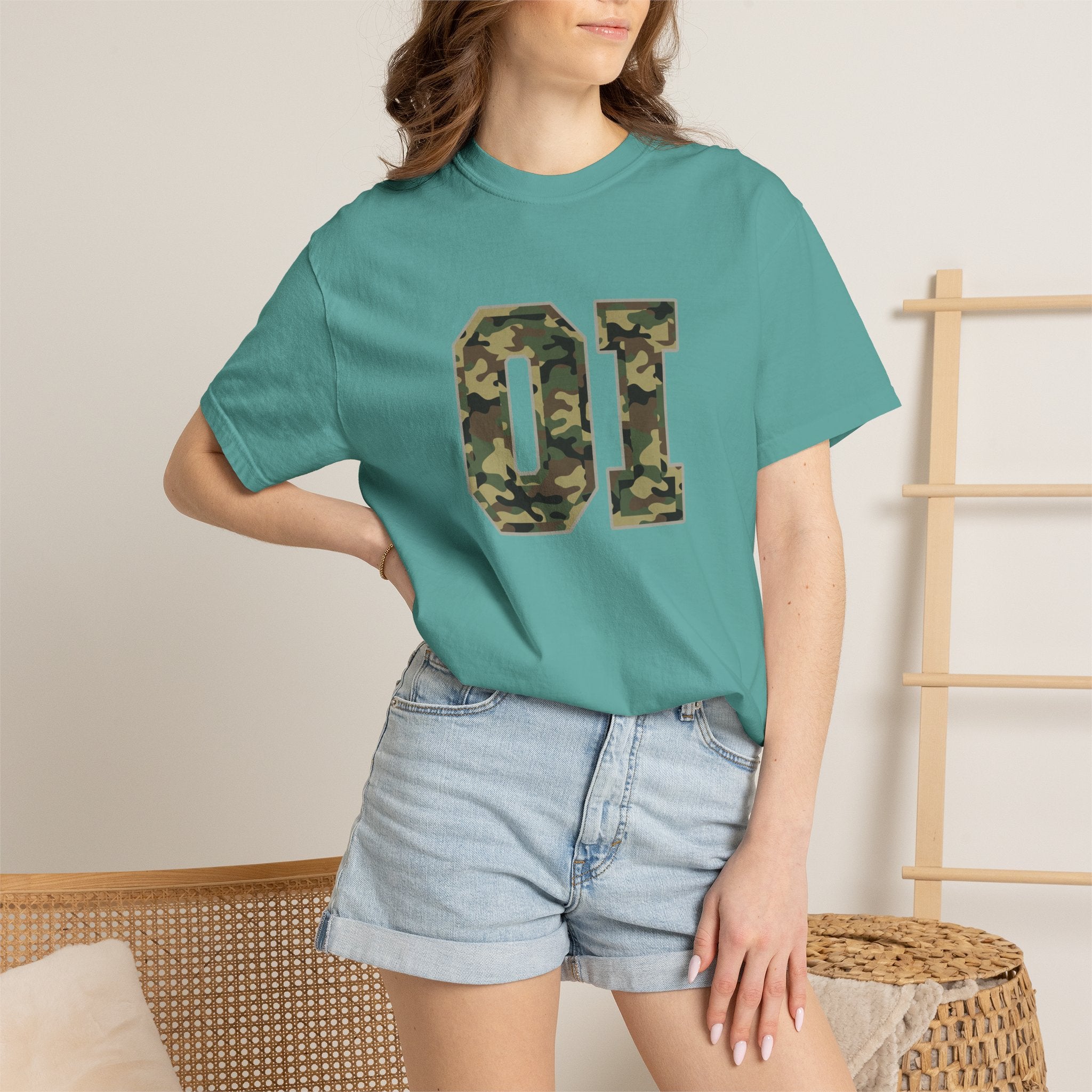 Camo OI T-Shirt — Organic Intervention, Military Number Tee