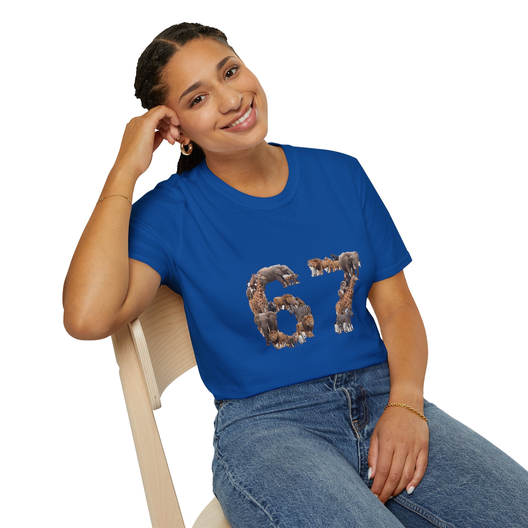 Zoo Animals 67 T-Shirt — Funny 67 Meme Animal Tee