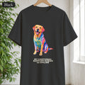 Labrador Shirt, My Emotional Support Human Is Offline Tee, Funny Lab Dog Mom Gift, Painterly Dog Lover Sweatshirt