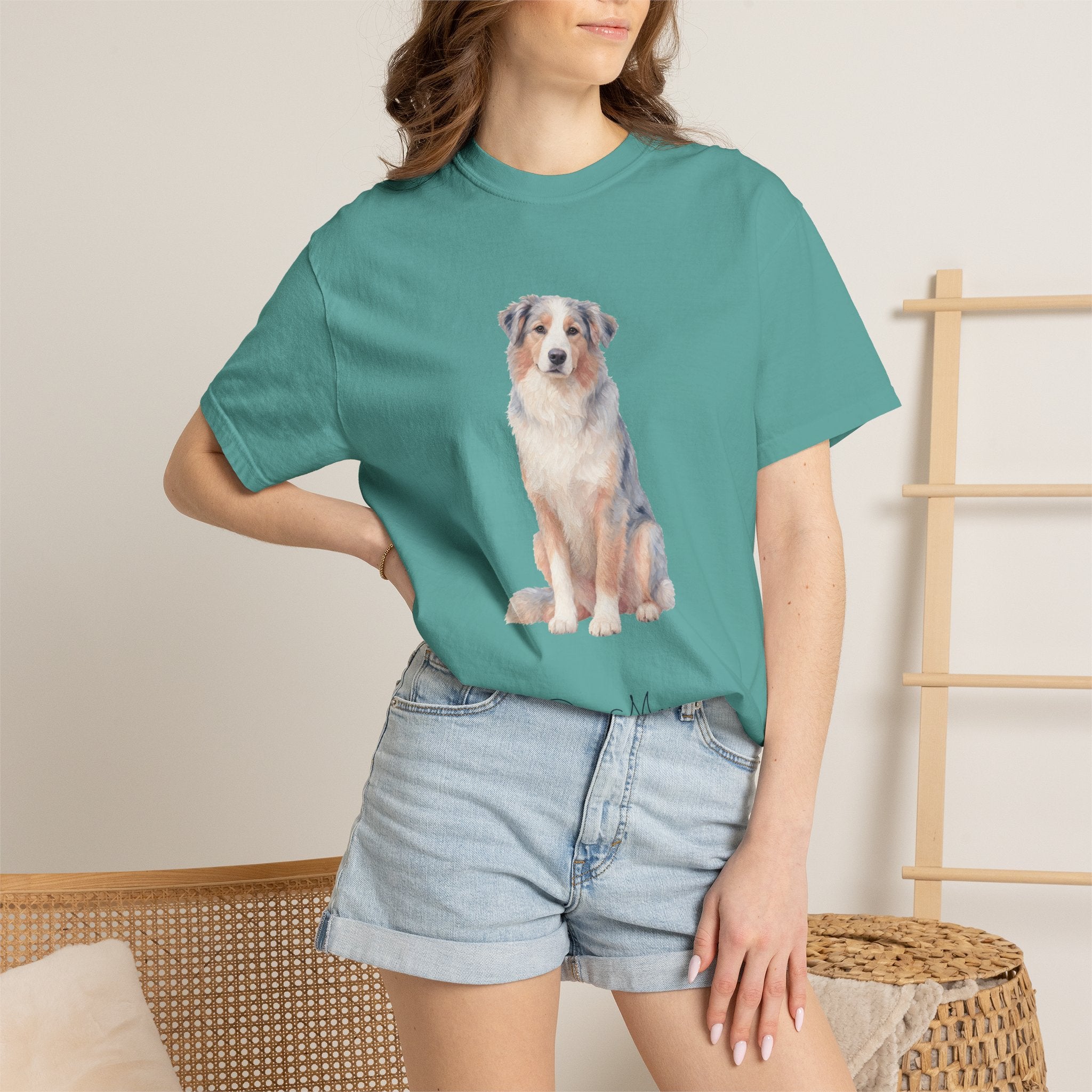 Dog Mom Shirt, Pastel Painterly Dog Tee, Cute Dog Lover Gift, Dog Owner Sweatshirt for Her