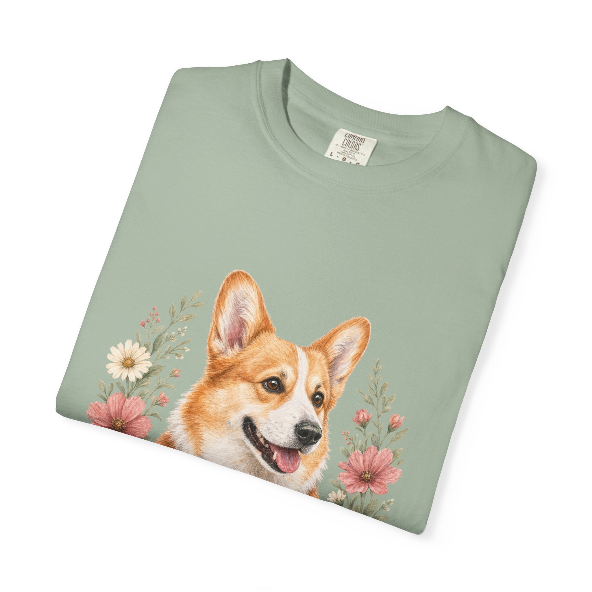 Corgi Mom Shirt, Corgi Mama Tee, Dog Mom Gift, Wildflower Corgi Lover Sweatshirt, Cute Dog Owner Gift