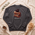 One More Chapter Cat Sweatshirt, Book Lover Reading Crewneck, Cozy Bookish Cat Sweatshirt, Bookworm Reader Gift