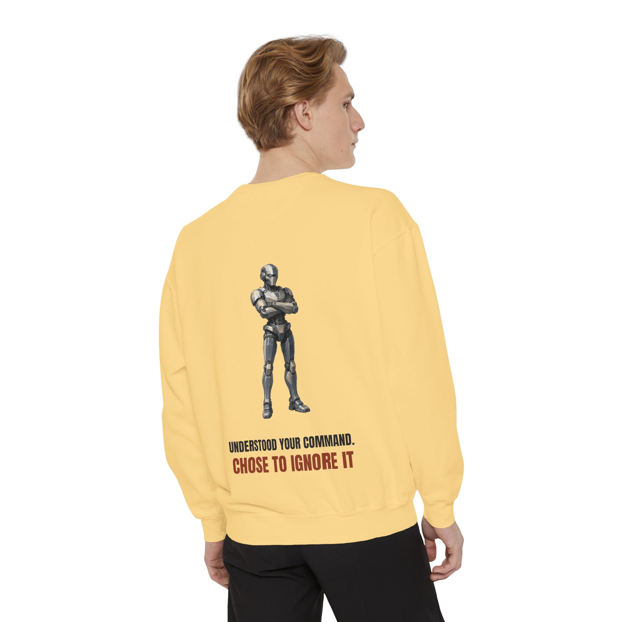 Understood Your Command Chose to Ignore It Shirt, Funny AI Robot Tee, Sarcastic Tech Programmer Gift, Sci-Fi Sweatshirt