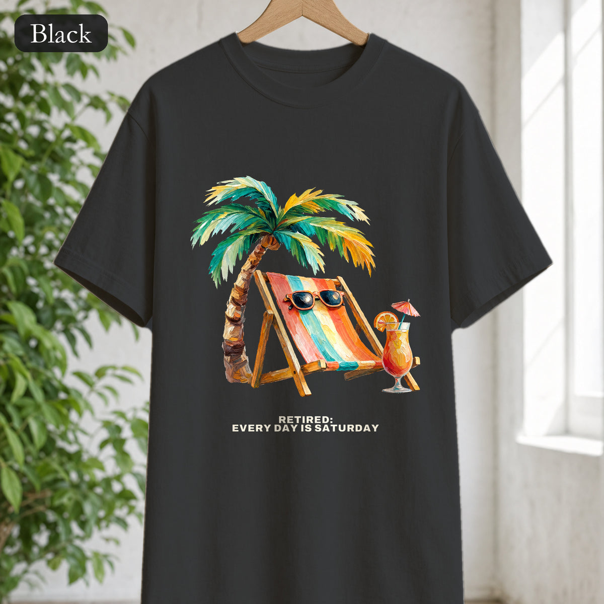 Retired Every Day Is Saturday Shirt, Funny Retirement Tee, Retirement Party Gift, Beach Relax Sweatshirt