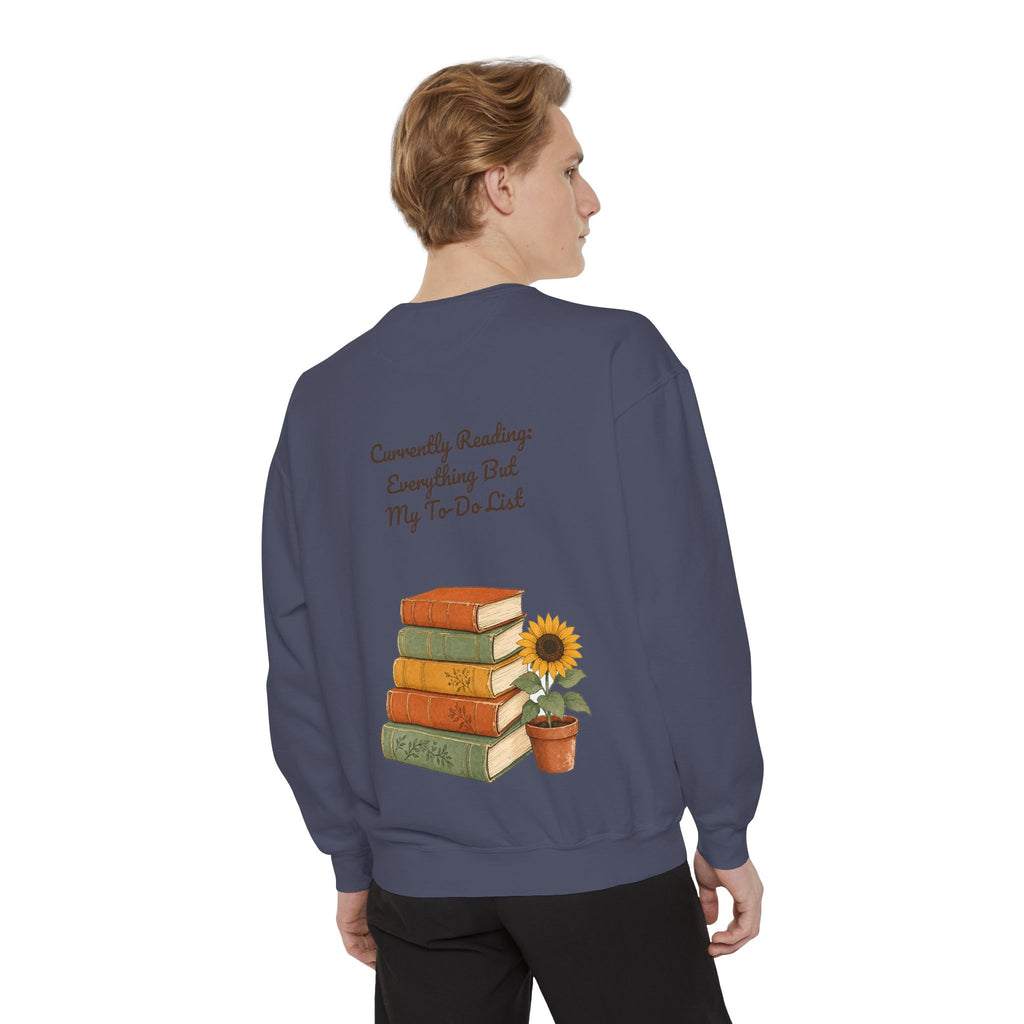 Currently Reading Everything But My To-Do List Shirt, Funny Bookish Tee, Book Lover Reader Gift