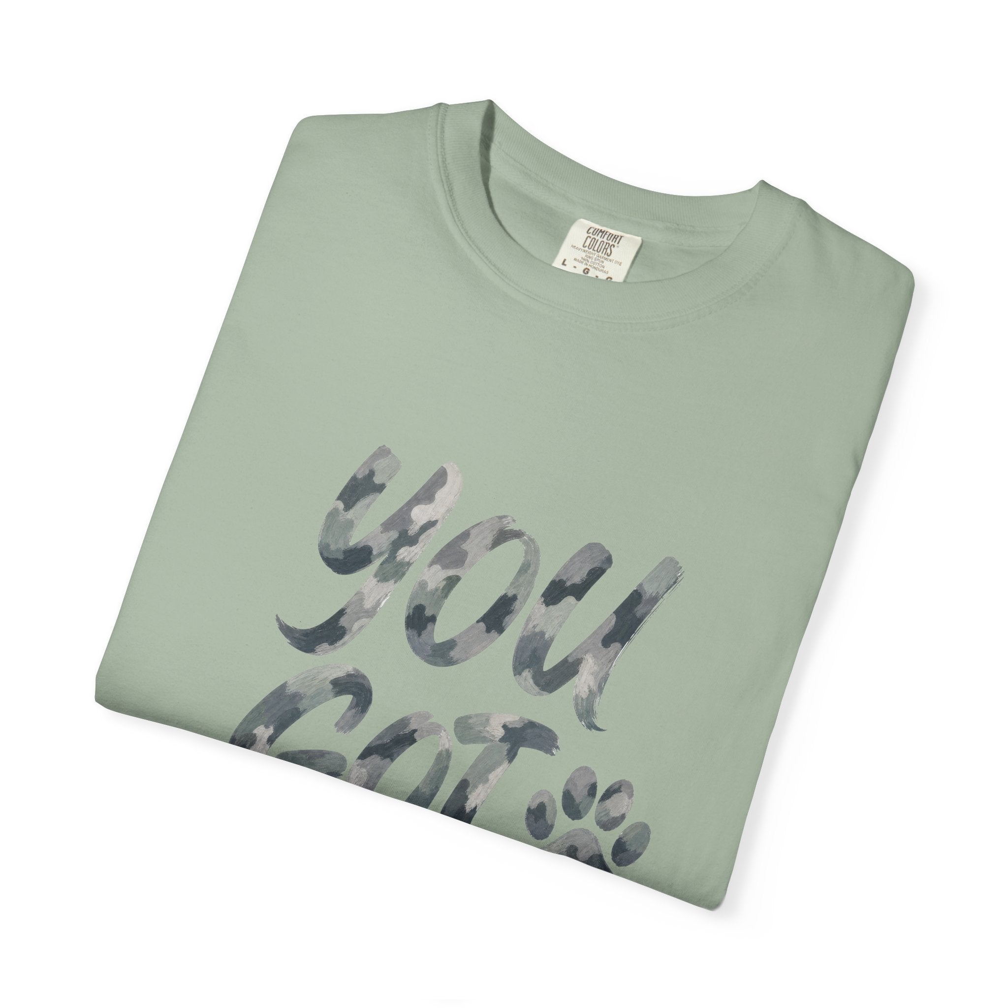 You Got This Shirt, Camo Motivational Tee, Encouragement Mental Health Gift, Positive Vibes Paw Print Sweatshirt