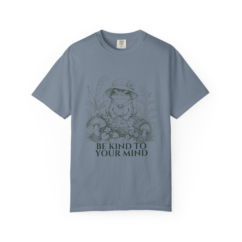 Be Kind To Your Mind Shirt, Cute Frog Tee, Mental Health Awareness Gift, Kawaii Frog Sweatshirt