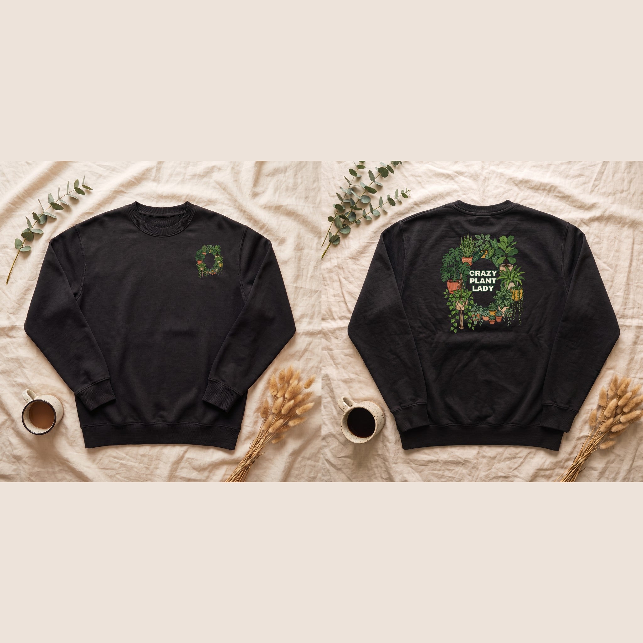 Crazy Plant Lady Shirt, Plant Mom Tee, Houseplant Lover Gift, Gardening Plant Sweatshirt