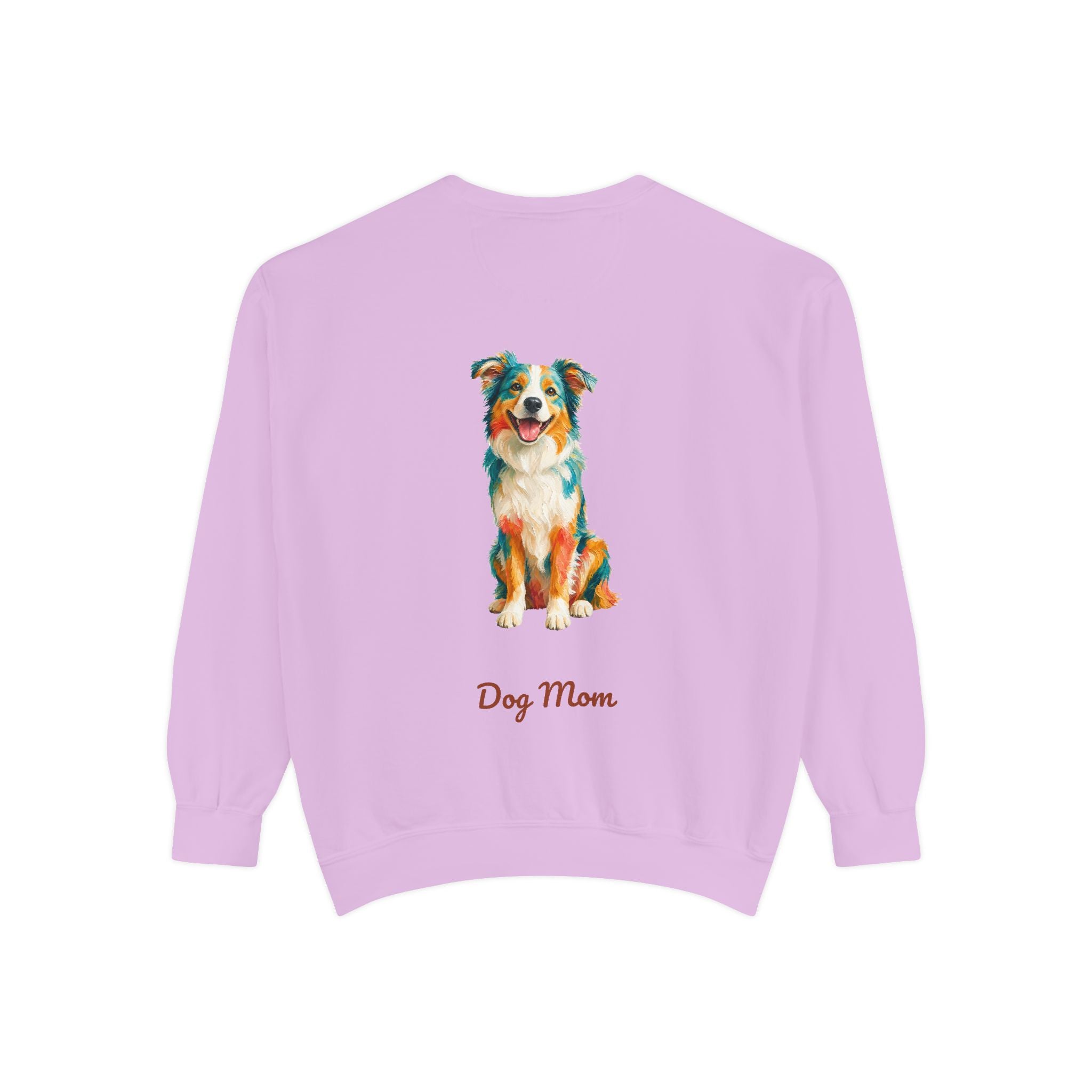 Dog Mom Shirt, Vibrant Painterly Dog Tee, Bold Dog Lover Gift, Colorful Dog Owner Sweatshirt