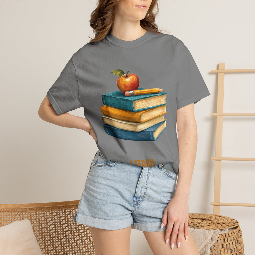Teacher Shirt, I Teach What's Your Superpower Tee, Teacher Appreciation Gift, Painterly Back to School Sweatshirt