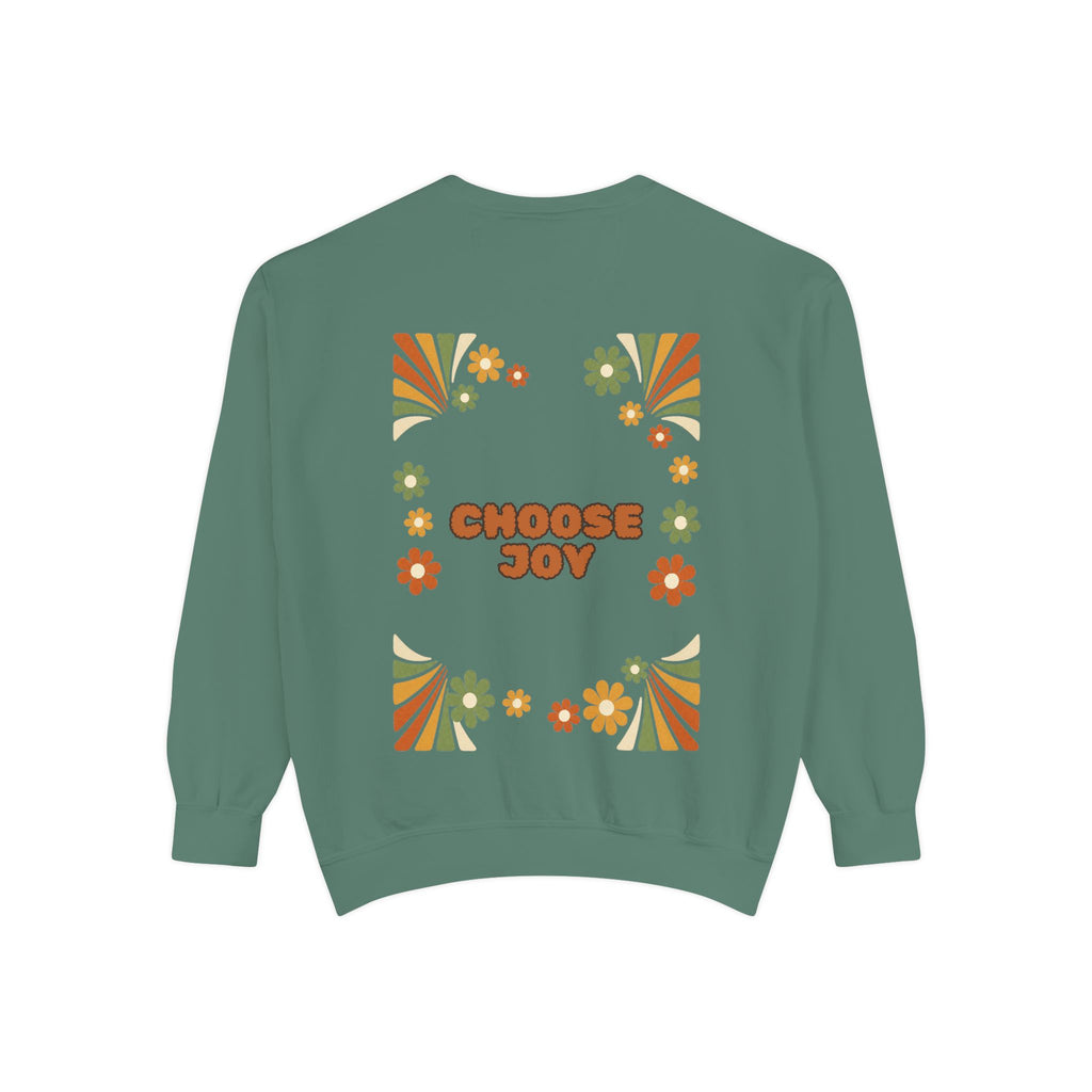 Choose Joy Shirt, Retro Groovy Tee, 70s Aesthetic Gift, Positive Affirmation Sweatshirt