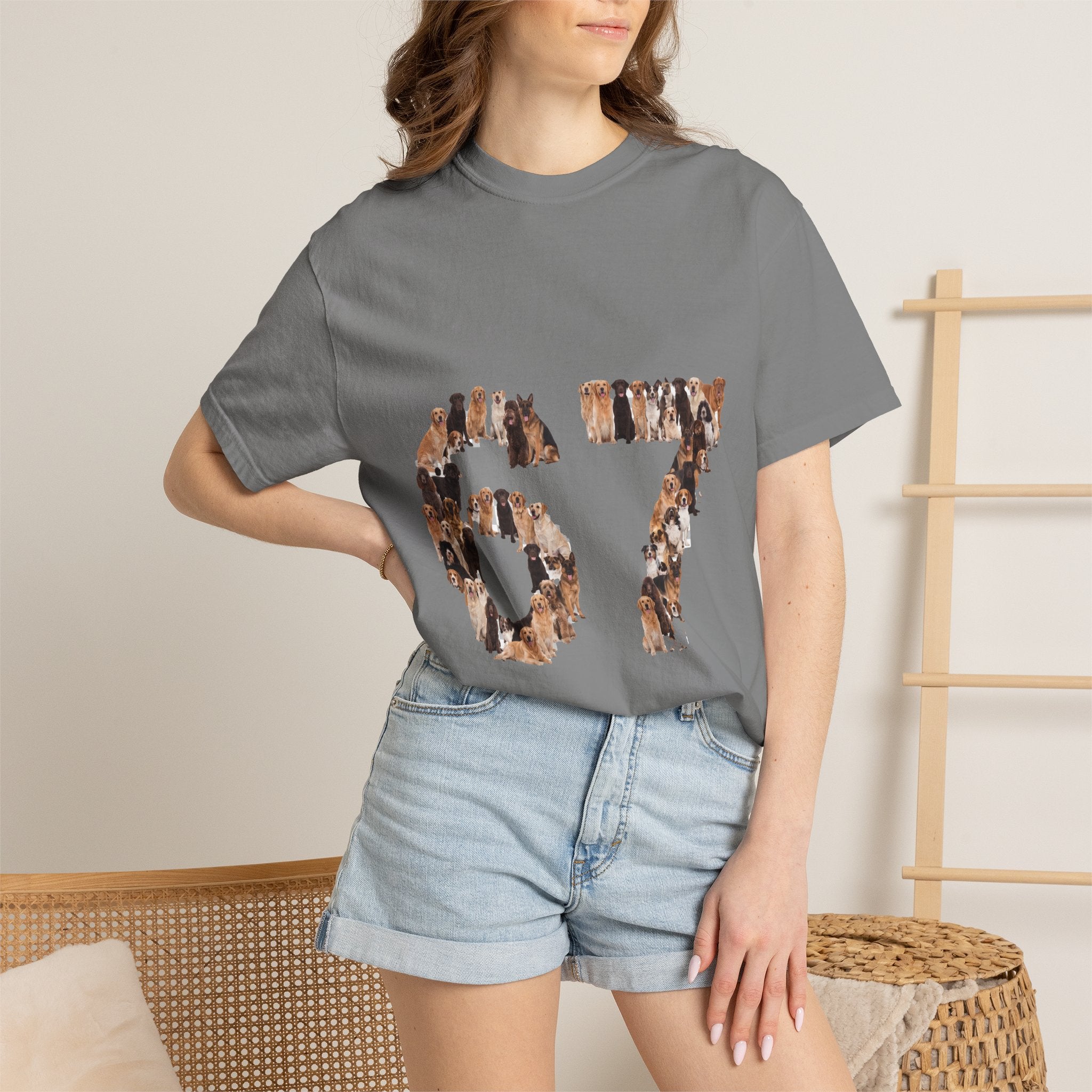 67 Dogs Shirt, Funny 67 Meme Dog Tee, Trendy Dog Number Gift, Dog Lover Sweatshirt