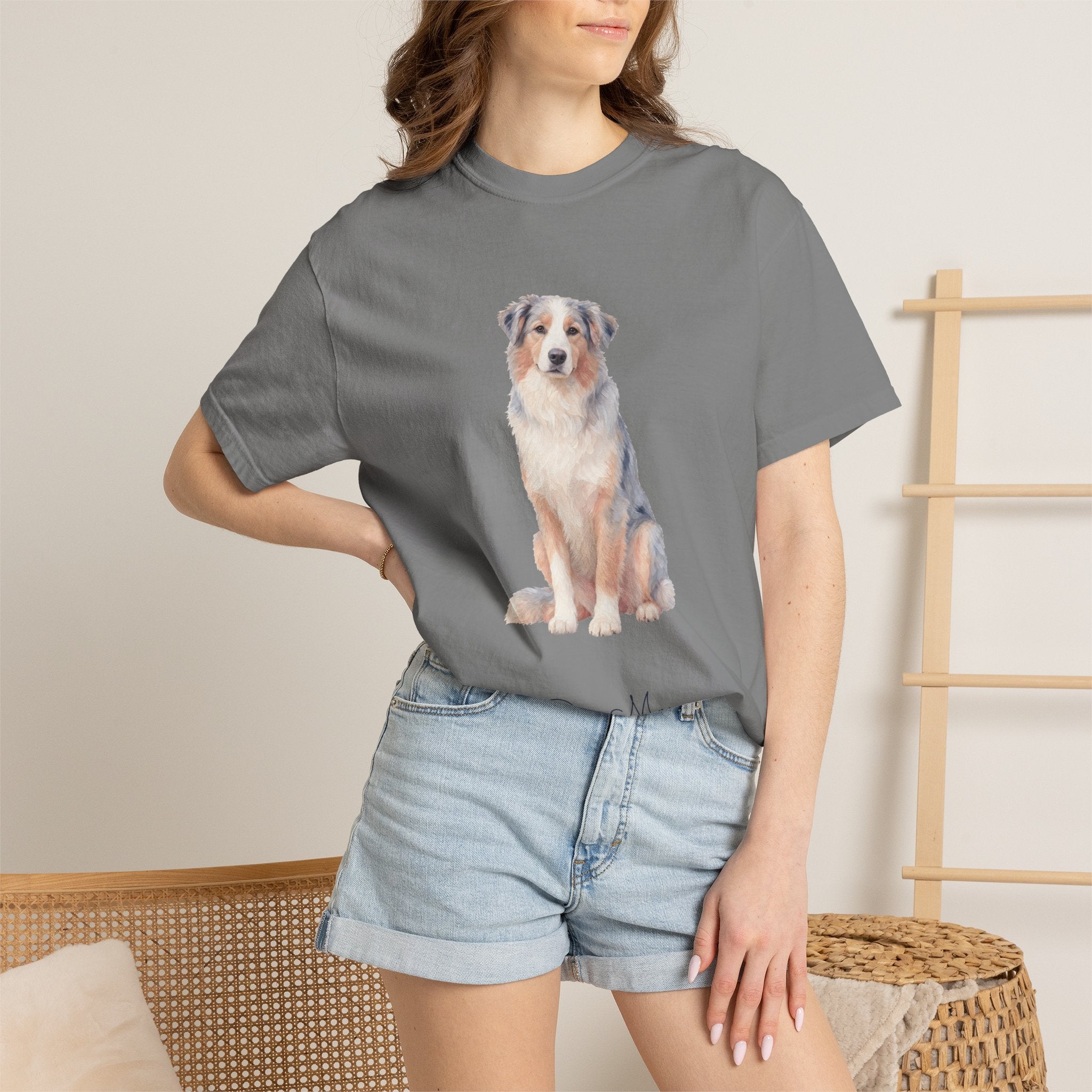 Dog Mom Shirt, Pastel Painterly Dog Tee, Cute Dog Lover Gift, Dog Owner Sweatshirt for Her