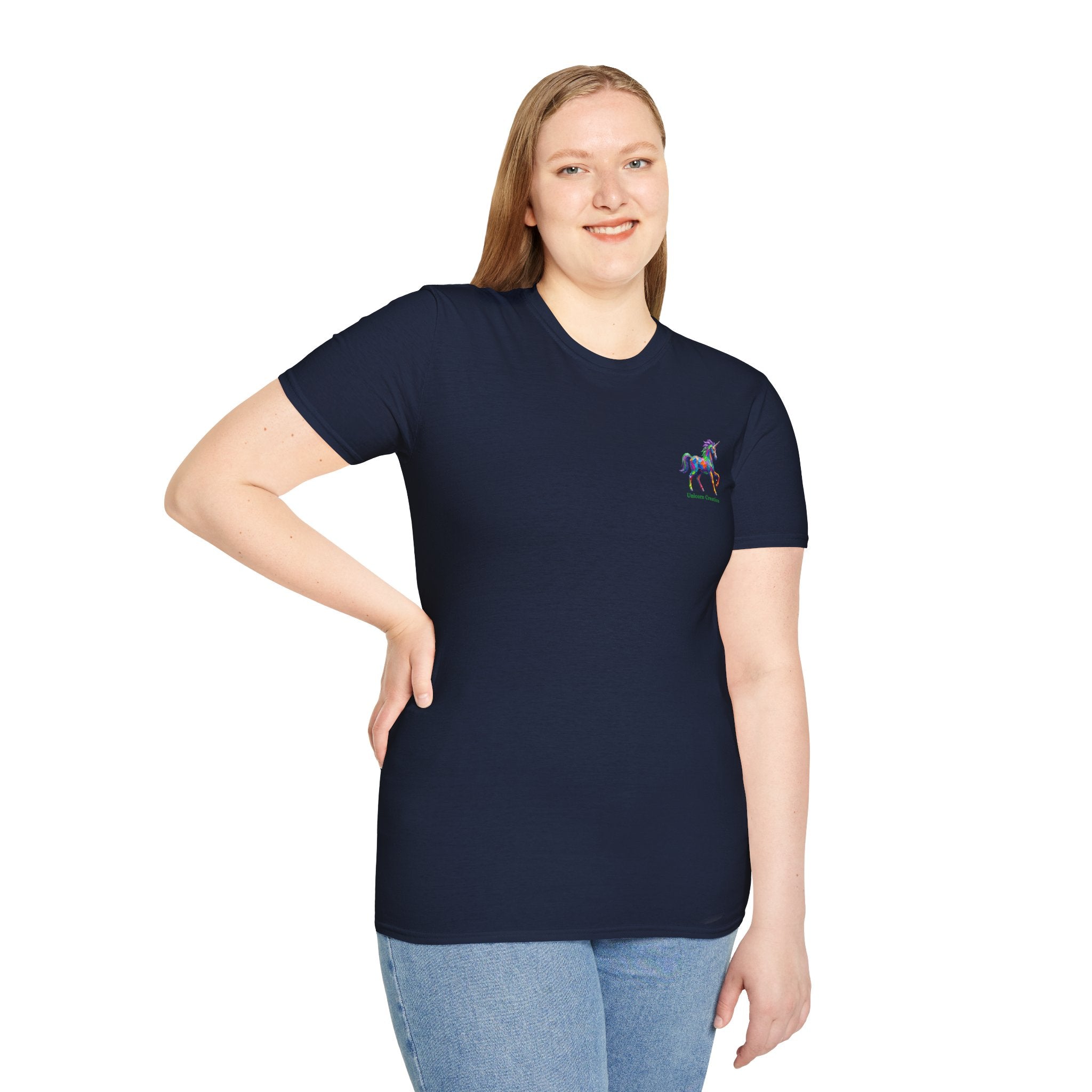 Rainbow Unicorn T-Shirt — Colorful Painterly Unicorn Tee
