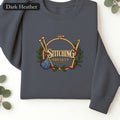 Stitching Society Knitting Design Sweatshirt | Faux Embroidery