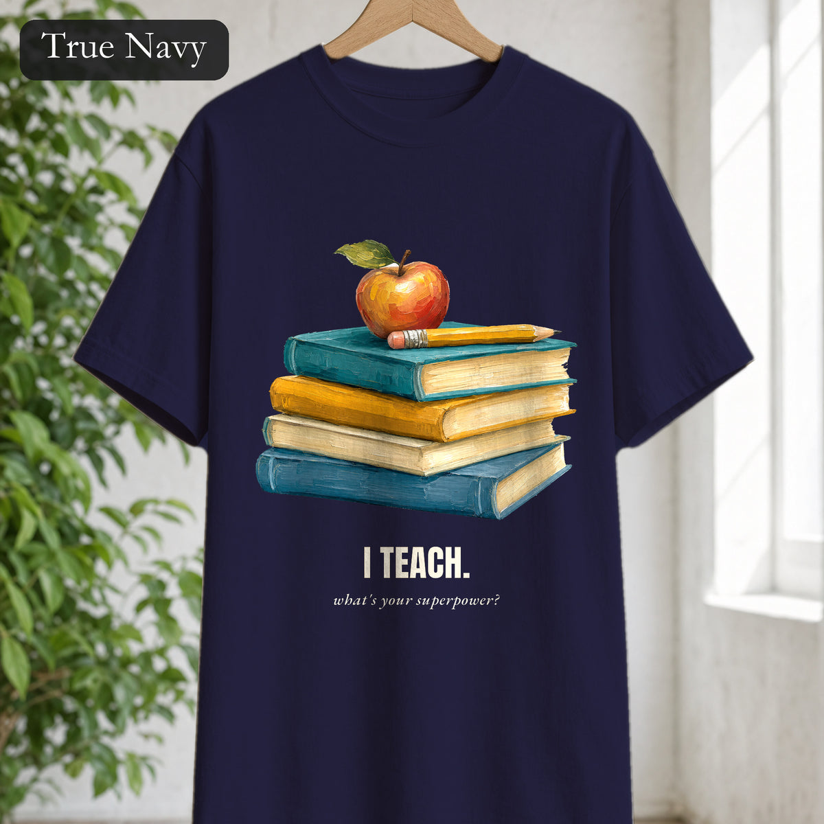 Teacher Shirt, I Teach What's Your Superpower Tee, Teacher Appreciation Gift, Painterly Back to School Sweatshirt