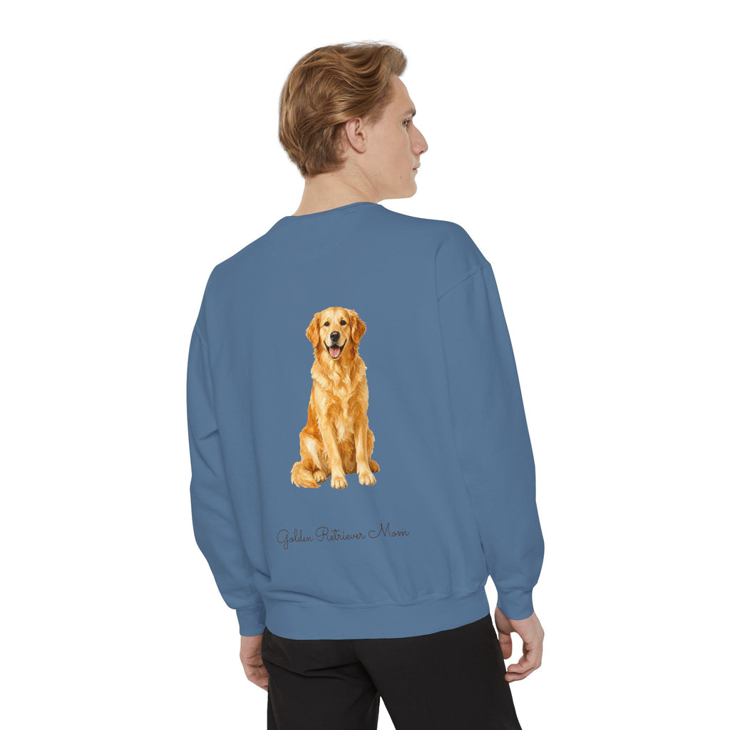 Golden Retriever Mom Shirt, Painterly Golden Dog Mom Tee, Cute Golden Lover Gift, Dog Owner Sweatshirt for Her