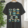 Pacific Northwest Shirt, PNW National Parks Badge Tee, Hiking Camping Gift, Retro Outdoor Adventure Sweatshirt