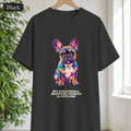 French Bulldog Shirt, My Emotional Support Human Is Offline Tee, Funny Frenchie Dog Mom Gift, Painterly Dog Lover Sweatshirt
