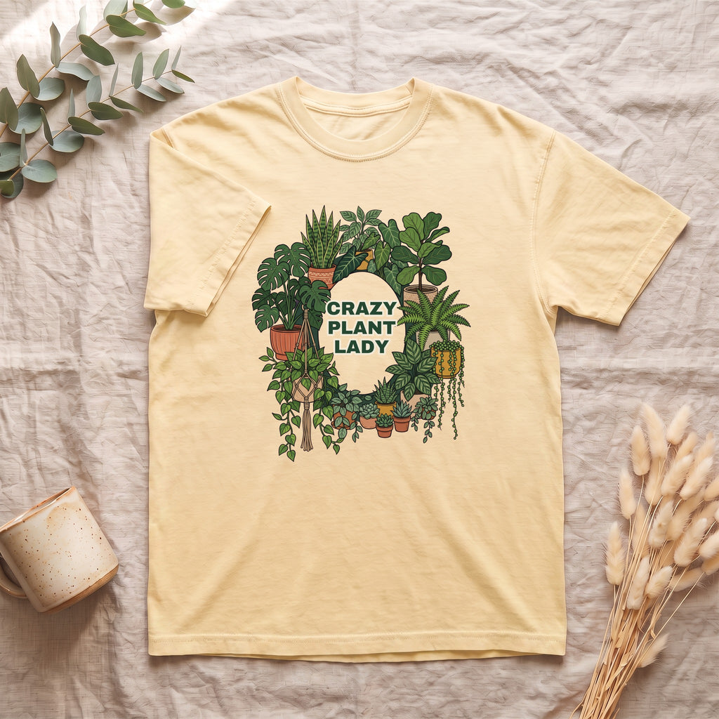 Crazy Plant Lady Shirt, Plant Mom Tee, Houseplant Lover Gift, Gardening Plant Sweatshirt