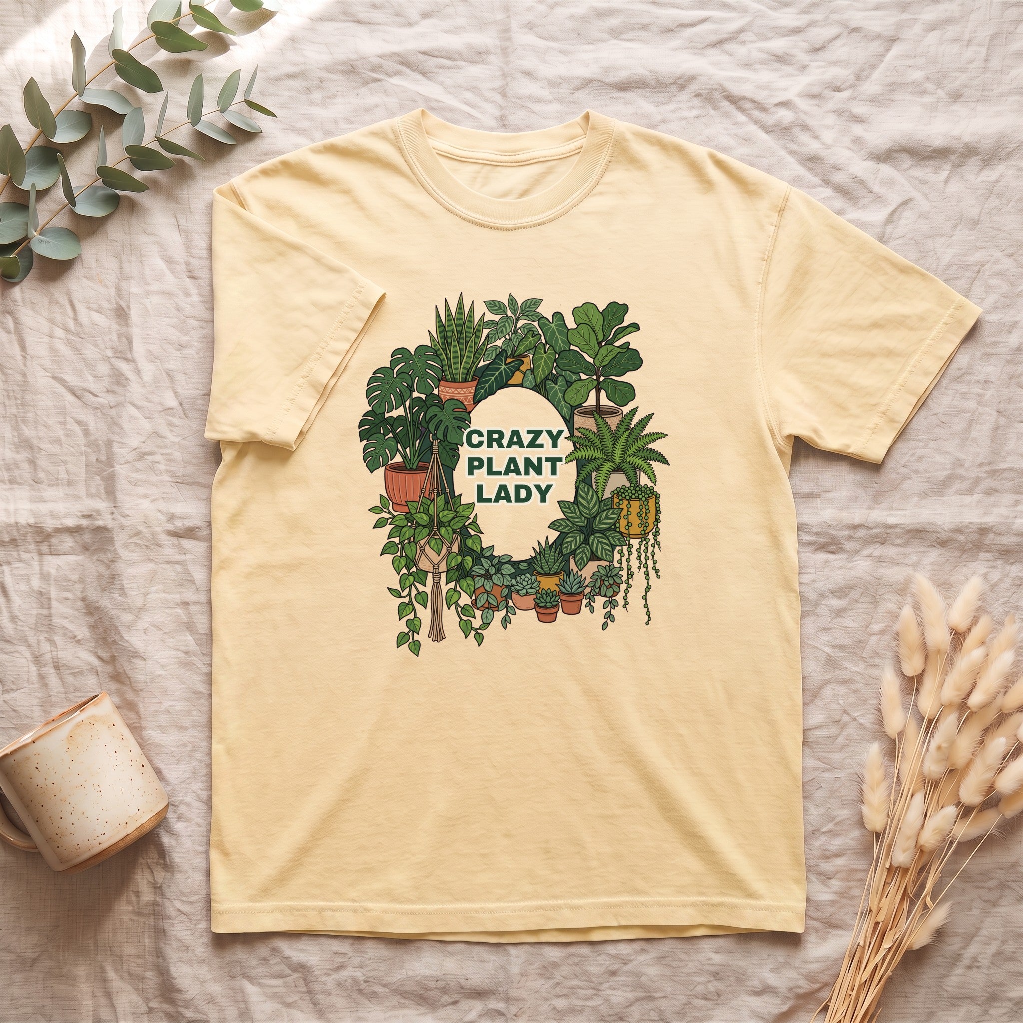 Crazy Plant Lady Shirt, Plant Mom Tee, Houseplant Lover Gift, Gardening Plant Sweatshirt