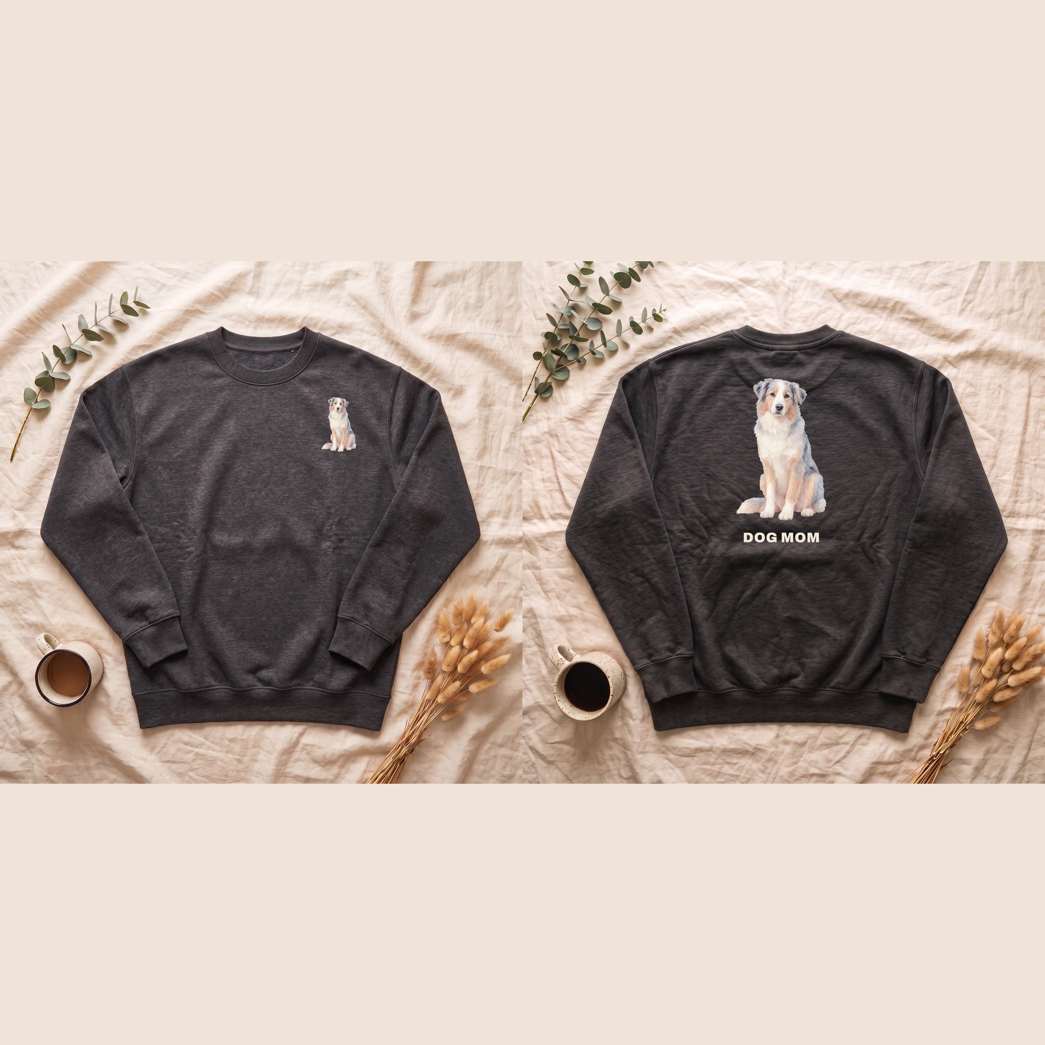 Dog Mom Shirt, Pastel Painterly Dog Tee, Cute Dog Lover Gift, Dog Owner Sweatshirt for Her