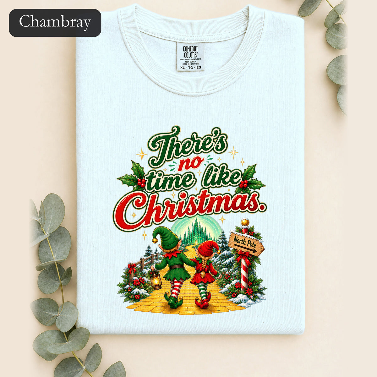 There is No Time Like Christmas Shirt | Elf Holiday Design