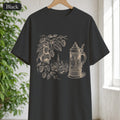Vintage Beer Stein Illustration Shirt | Hops Vine Scenic Design