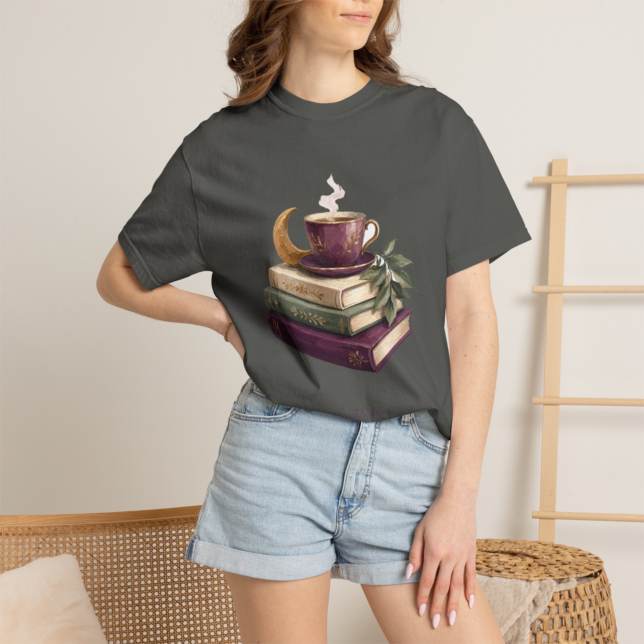 Just One More Chapter Shirt, Bookish Reader Tee, Book Lover Cozy Gift, Painterly Reading Sweatshirt