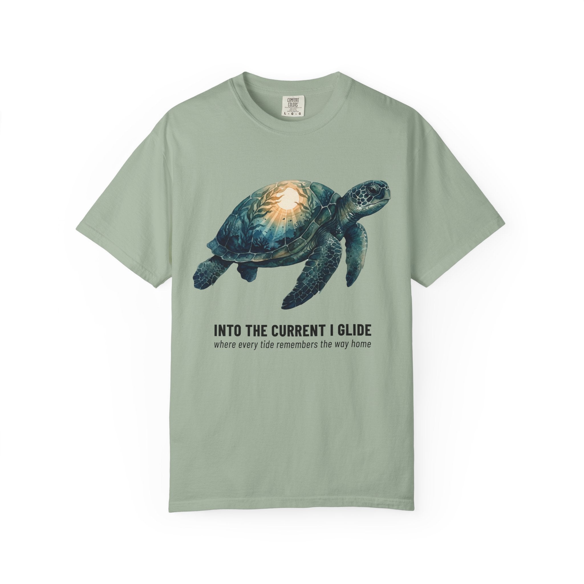 Sea Turtle Deep Ocean Graphic T-Shirt