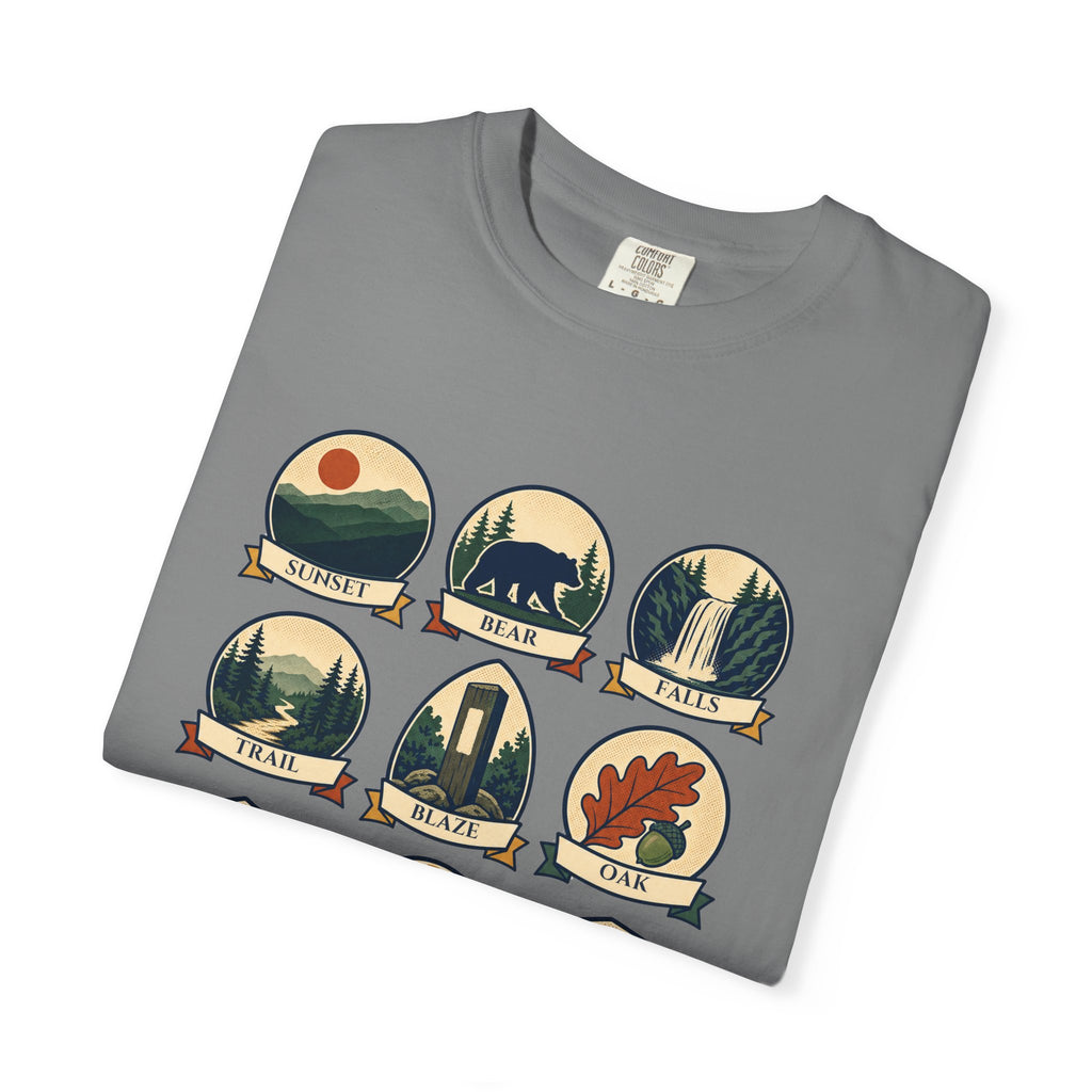 Appalachian Trail Shirt, Hiking Badge Tee, AT Thru Hiker Gift, Retro Adventure Nature Sweatshirt