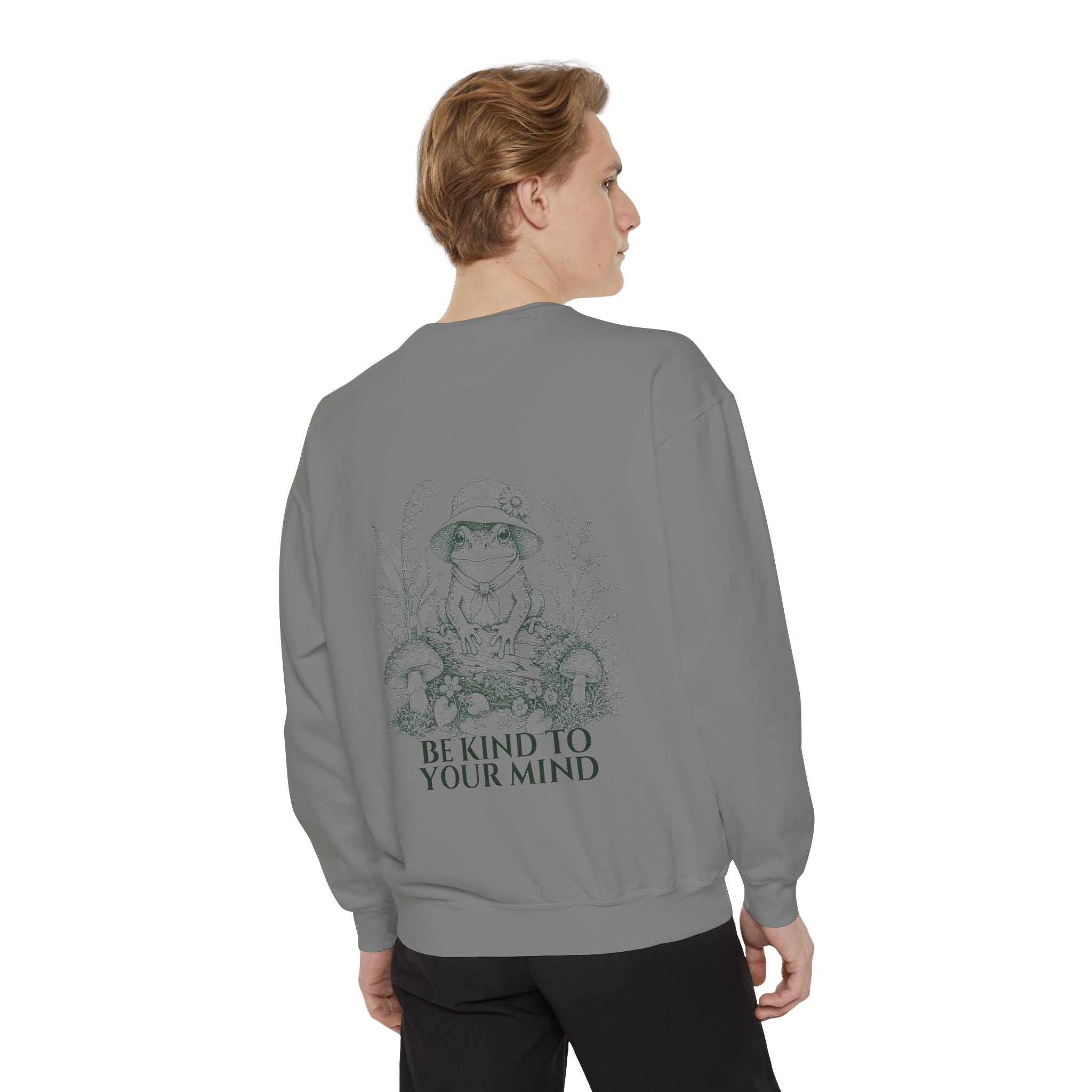 Be Kind To Your Mind Shirt, Cute Frog Tee, Mental Health Awareness Gift, Kawaii Frog Sweatshirt