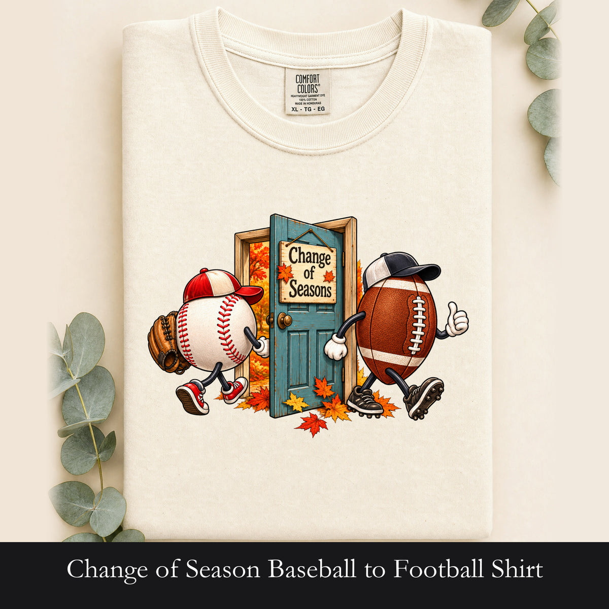 Change of Season Baseball to Football Shirt | Fall Sports