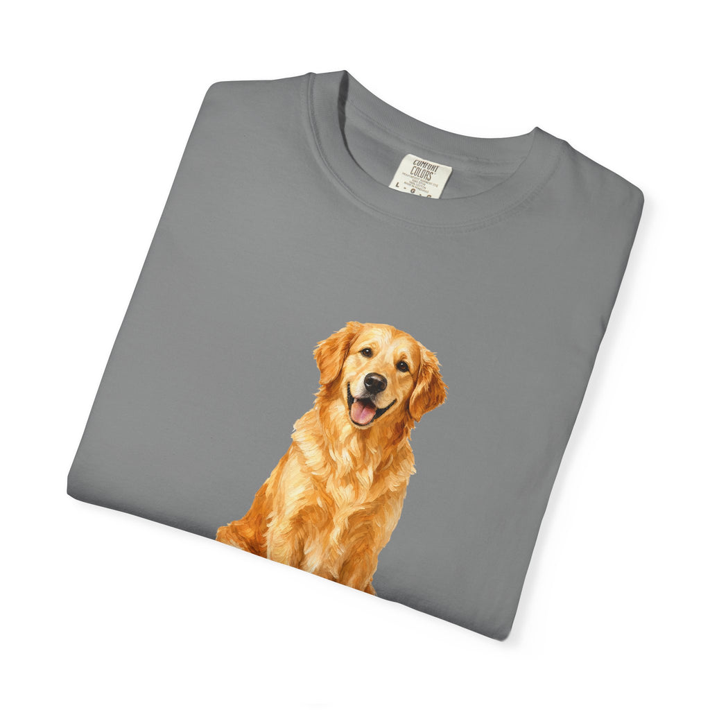 Golden Retriever Mom Shirt, Painterly Golden Dog Mom Tee, Cute Golden Lover Gift, Dog Owner Sweatshirt for Her