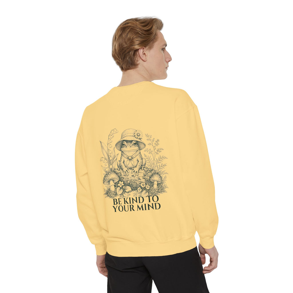 Be Kind To Your Mind Shirt, Cute Frog Tee, Mental Health Awareness Gift, Kawaii Frog Sweatshirt