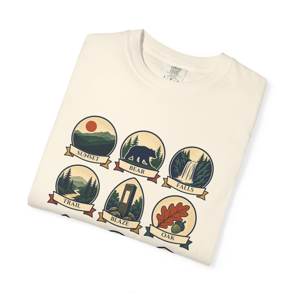 Appalachian Trail Shirt, Hiking Badge Tee, AT Thru Hiker Gift, Retro Adventure Nature Sweatshirt