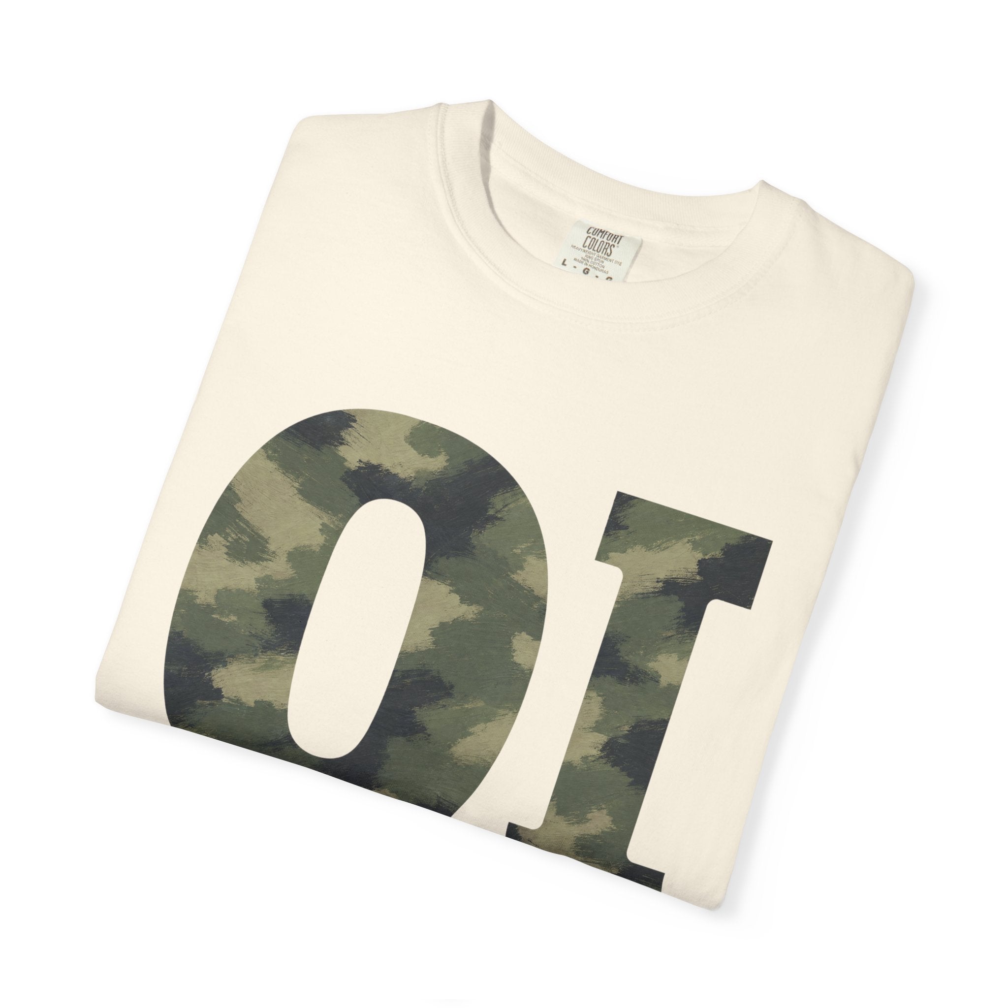 Organic Intervention Camo Hoodie, OI Monogram Anti-Algorithm Sweatshirt, Streetwear Camo Graphic Gift, Bold Statement Hoodie