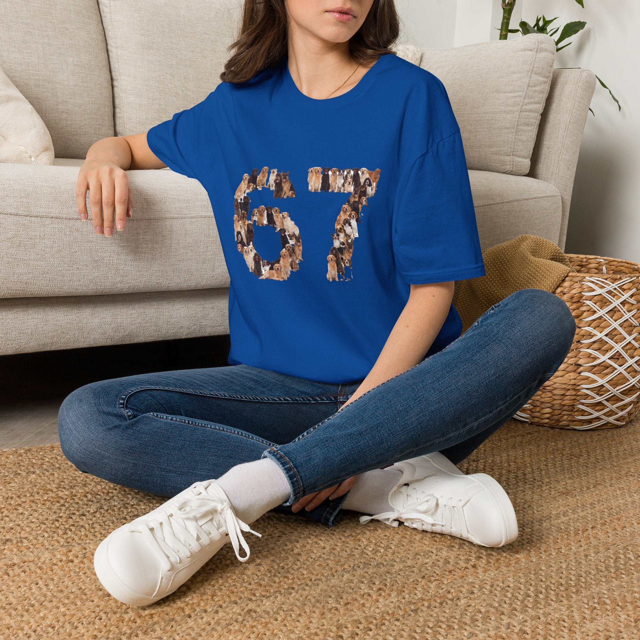 Dogs 67 T-Shirt — Funny 67 Meme Tee for Dog Lovers