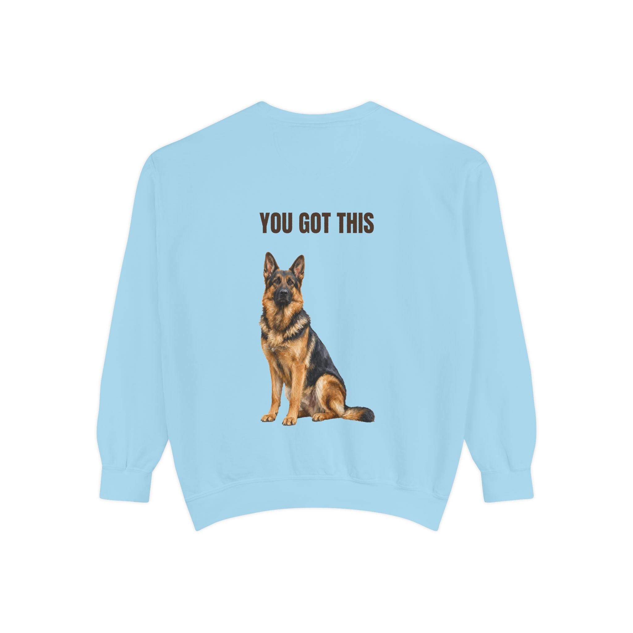 You Got This German Shepherd Shirt, GSD Dog Lover Motivational Tee, Encouragement Dog Mom Gift, Painterly Dog Sweatshirt