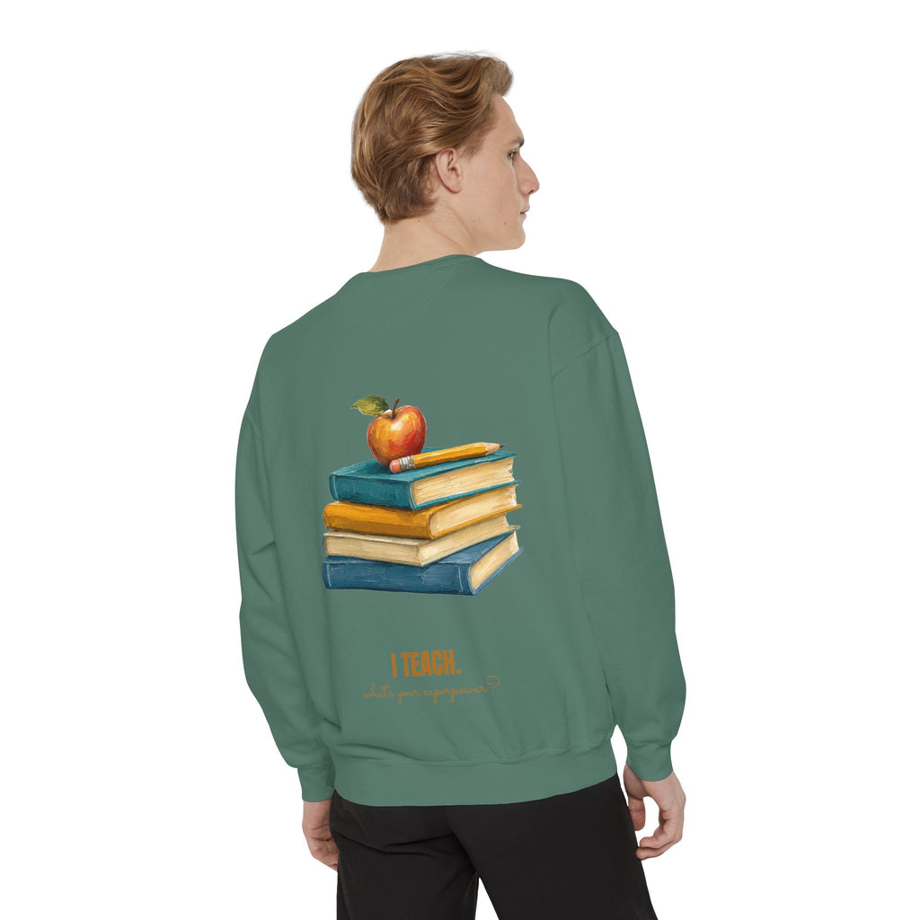 Teacher Shirt, I Teach What's Your Superpower Tee, Teacher Appreciation Gift, Painterly Back to School Sweatshirt