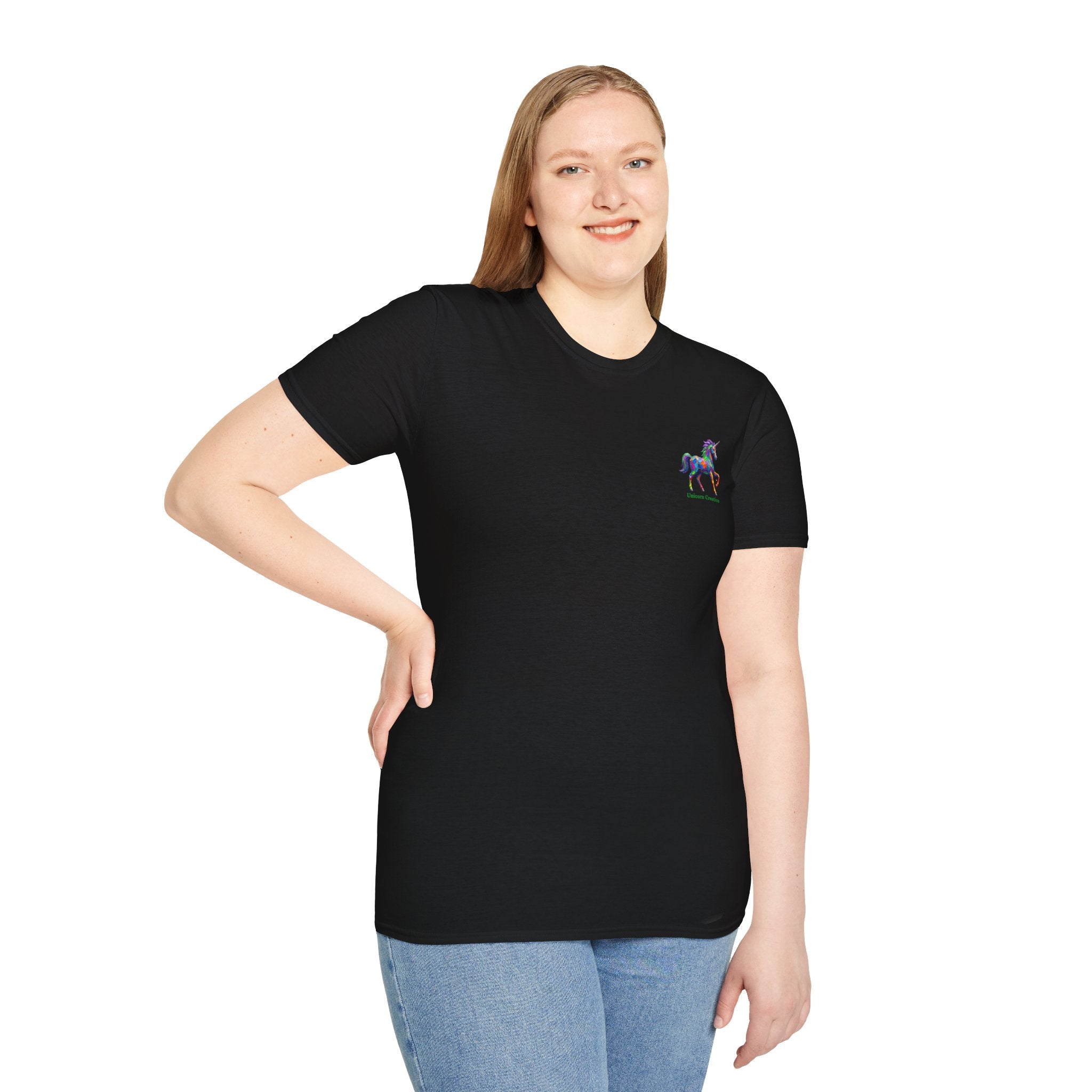 Rainbow Unicorn T-Shirt — Colorful Painterly Unicorn Tee